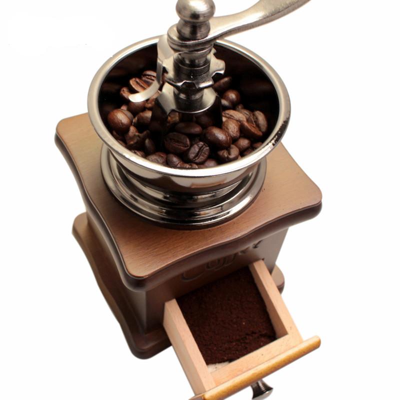 Manual Wooden Coffee Grinder
