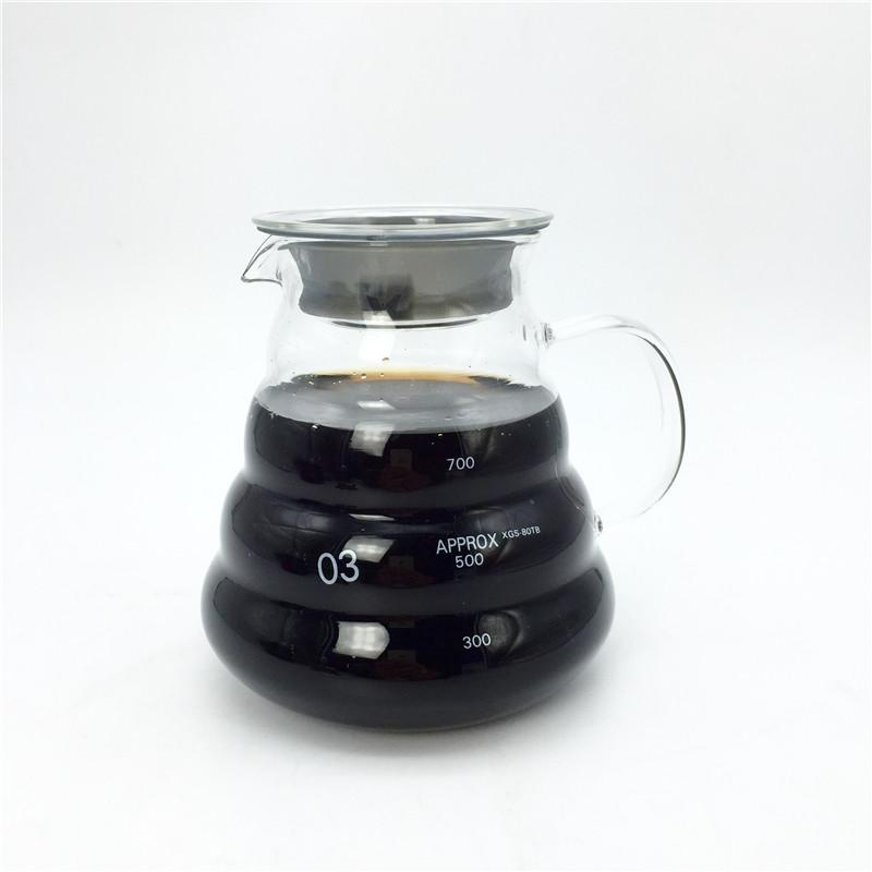 Glass Espresso and Coffee Server